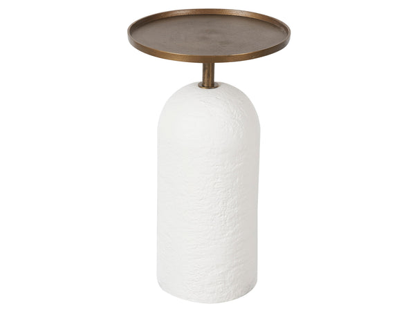 Sienna Martini Table Cast Aluminum/White Plaster U365817 Universal Furniture