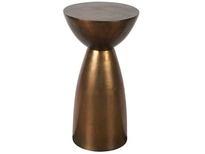 Elemental Side Table Burnished Brass U365834B Universal Furniture