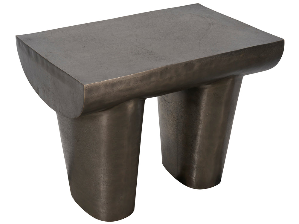 Neutra Stool Medium Graphite Brass U365836 Universal Furniture