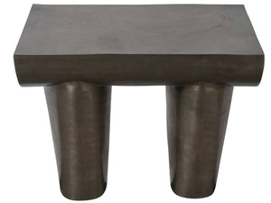 Neutra Stool Medium Graphite Brass U365836 Universal Furniture