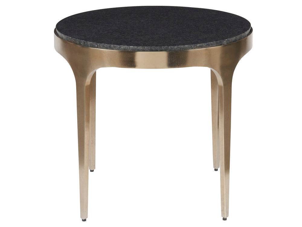 Scarlett End Table Black Granite/Antique Champagne U365840 Universal Furniture