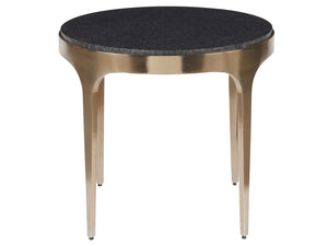 Scarlett End Table Black Granite/Antique Champagne U365840 Universal Furniture