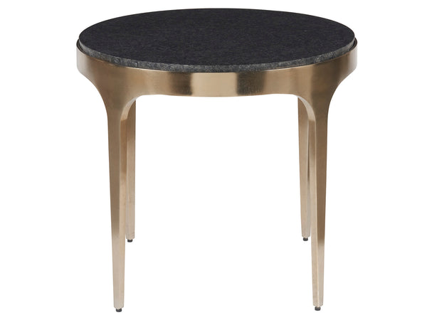 Scarlett End Table Black Granite/Antique Champagne U365840 Universal Furniture