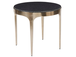 Scarlett End Table Black Granite/Antique Champagne U365840 Universal Furniture