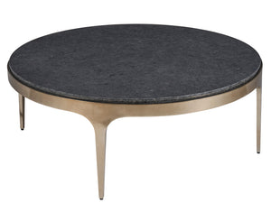 Scarlett Cocktail Table Black Granite/Antique Champagne U365842 Universal Furniture