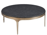 Scarlett Cocktail Table Black Granite/Antique Champagne U365842 Universal Furniture