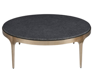 Scarlett Cocktail Table Black Granite/Antique Champagne U365842 Universal Furniture