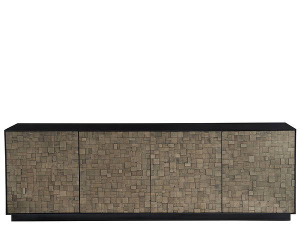 Cosmo Credenza Pyrite/Matte Black U365966 Universal Furniture