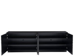 Cosmo Credenza Pyrite/Matte Black U365966 Universal Furniture