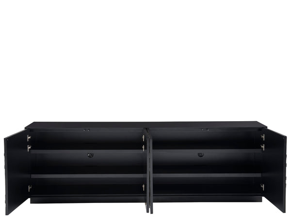 Cosmo Credenza Pyrite/Matte Black U365966 Universal Furniture