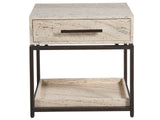 Dove Nightstand White Travertine U365C350 Universal Furniture