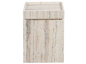 Daxton Accent Table White Travertine U365C825 Universal Furniture