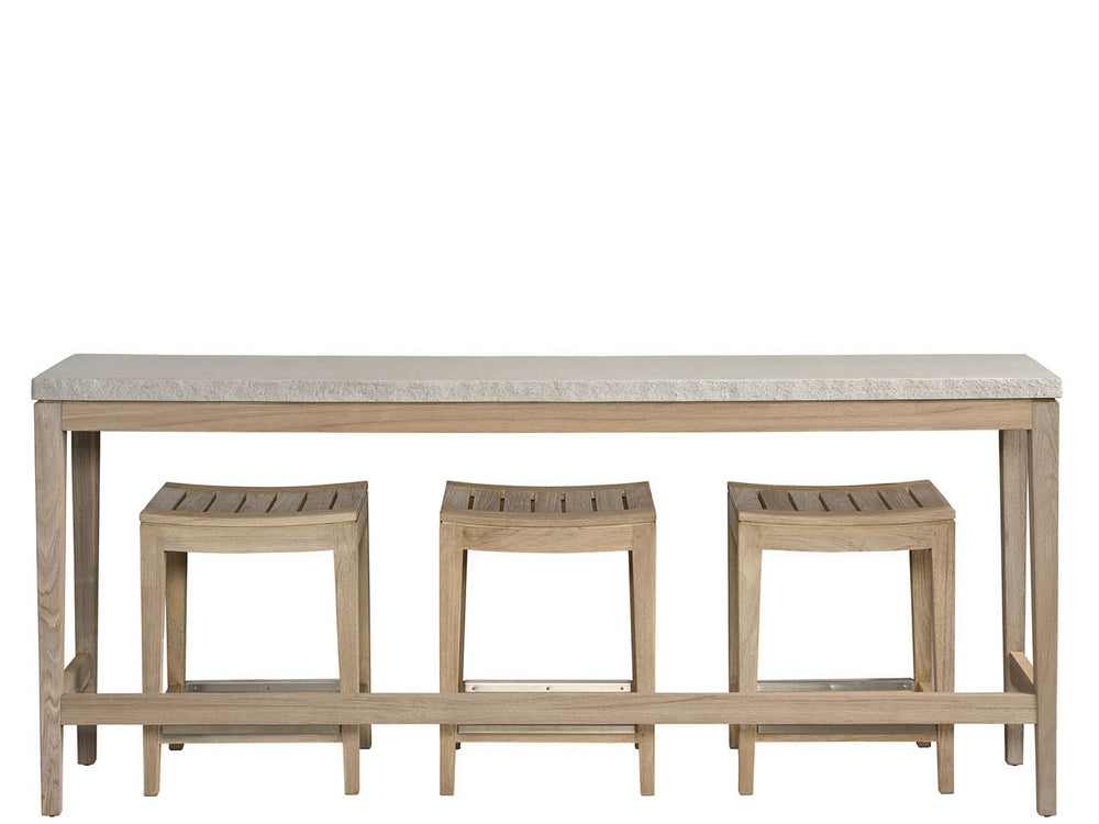 Universal Furniture Saratoga Console W/3 Counter Stools   U423803cs-universal