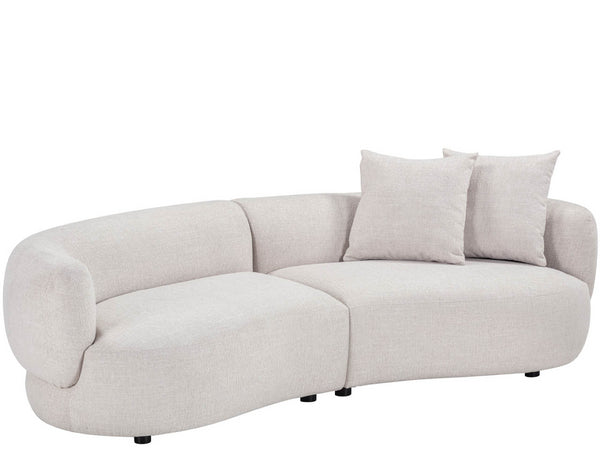 Universal Furniture Mavis Sofa - Hand-upholstered Comfort With Classic Design In Neola Fog Fabric For Timeless Style  100% Polyester U502501-1835-1-universal