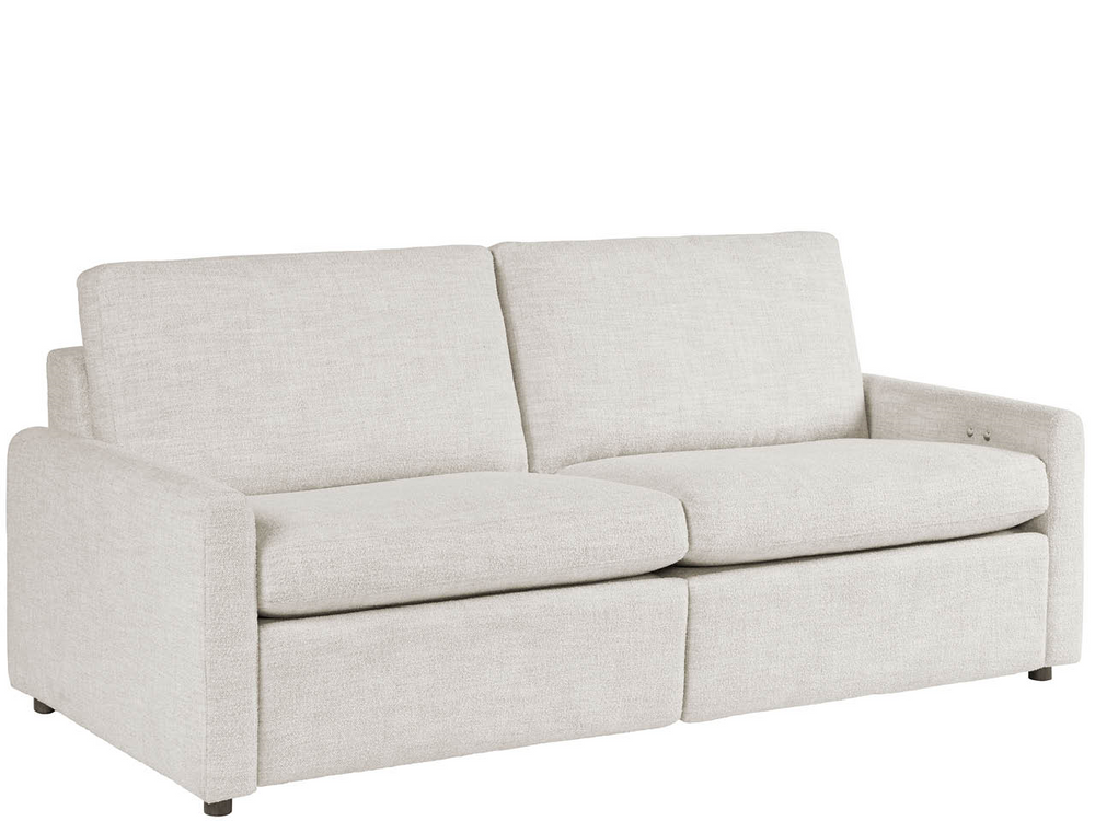 Universal Furniture Hyde Minimalist Sofa with Deep Removable Cushions Polyester Fabric Oak Legs U503501-1821-2