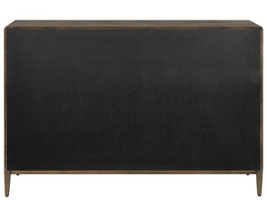 Universal Furniture Montclair Chest: Elegant Storage Solution With 3 Spacious Drawers & Smoked Gold Metal Base Design Cocoa  U508060-universal