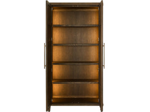 Universal Furniture Cocoa Cabinet - Elegant Oak Storage Solution With Adjustable Shelving & Led Lighting For Any Space Cocoa  U508160-universal