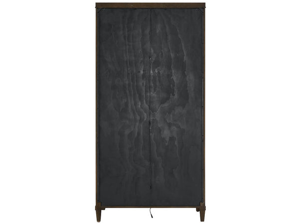 Universal Furniture Cocoa Cabinet - Elegant Oak Storage Solution With Adjustable Shelving & Led Lighting For Any Space Cocoa  U508160-universal