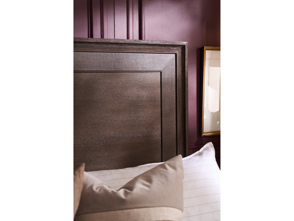 Universal Furniture Montclair King Panel Bed - Contemporary Design With Embossed Cocoa Finish, Metal Support & Tapered Legs Cocoa  U508240b-universal