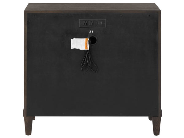 Universal Furniture Cocoa Nightstand: Stylish 3-drawer Bedside Storage With Usb & Power Outlets For Modern Living Spaces Cocoa  U508350-universal