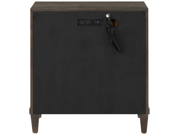 Universal Furniture Cocoa Nightstand With Integrated Electrical Components – Stylish Storage And Display Solution For Your Bedroom Cocoa  U508356-universal