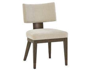 Universal Furniture Cocoa Side Chair Set Of 2 - Klismos-inspired Design With Silken Fog Upholstery And Gold Accents Cocoa  U508624p-universal