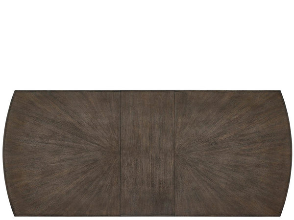 Universal Furniture Cocoa Dining Table - Elegant Rectangular Design With Triple Pedestal Legs And Expanding Leaves For Gatherings Cocoa  U508652-universal