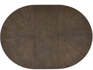 Universal Furniture Cinder Dining Table - Luxurious 54-inch Round Design With Cocoa Wood Top & Stylish Concrete Base Cocoa  U508656-universal