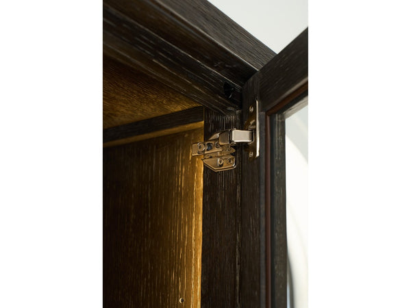 Universal Furniture Cocoa Cabinet - Elegant Storage Solution With Glass Doors, Adjustable Shelves, And Led Lighting Cocoa  U508675-universal