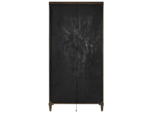 Universal Furniture Cocoa Cabinet - Elegant Storage Solution With Glass Doors, Adjustable Shelves, And Led Lighting Cocoa  U508675-universal