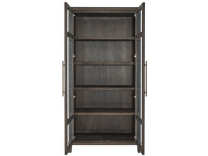 Universal Furniture Cocoa Cabinet - Elegant Storage Solution With Glass Doors, Adjustable Shelves, And Led Lighting Cocoa  U508675-universal