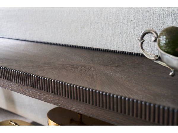 Universal Furniture Cocoa Console – Elegant Beaded Edge Design For Stylish Entryway Storage & Versatile Display Solutions Cocoa  U508816-universal