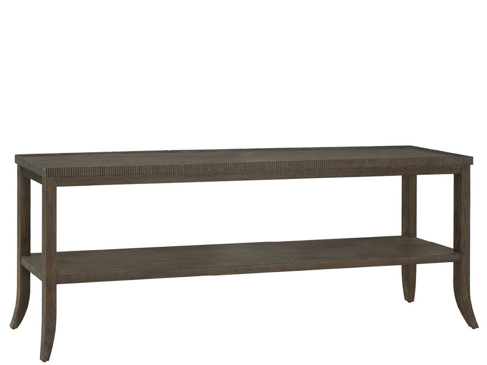 Universal Furniture Cocoa Console – Elegant Beaded Edge Design For Stylish Entryway Storage & Versatile Display Solutions Cocoa  U508816-universal