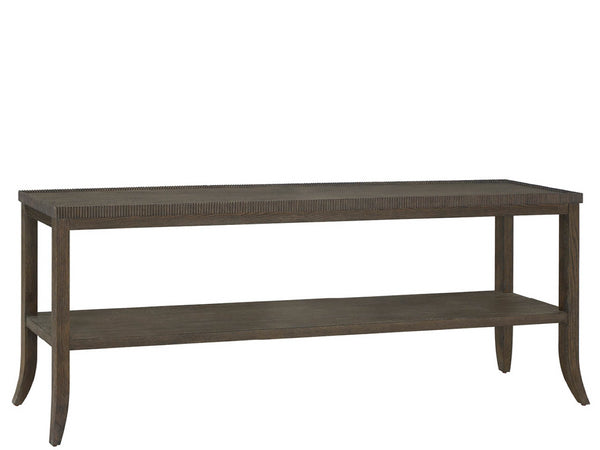 Universal Furniture Cocoa Console – Elegant Beaded Edge Design For Stylish Entryway Storage & Versatile Display Solutions Cocoa  U508816-universal