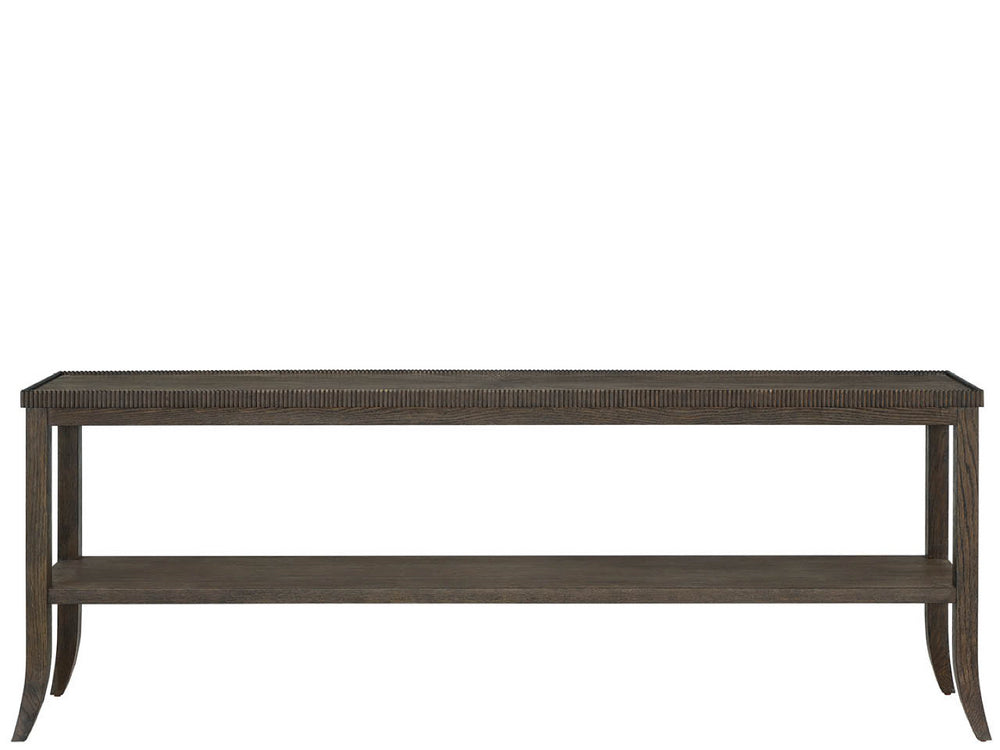 Universal Furniture Cocoa Console – Elegant Beaded Edge Design For Stylish Entryway Storage & Versatile Display Solutions Cocoa  U508816-universal