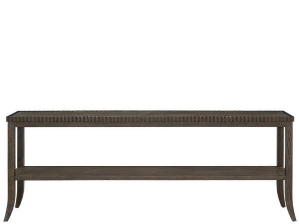 Universal Furniture Cocoa Console – Elegant Beaded Edge Design For Stylish Entryway Storage & Versatile Display Solutions Cocoa  U508816-universal