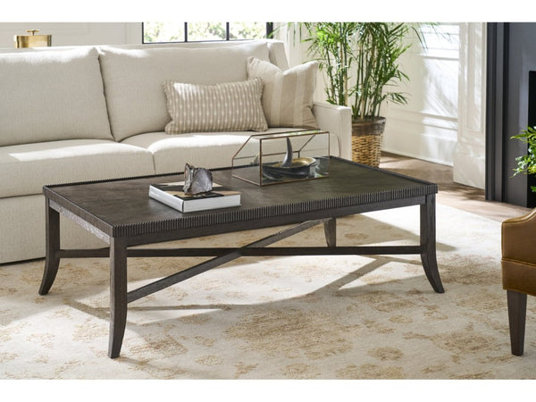 Universal Furniture Cocoa Cocktail Table: Elegant Beaded Edges & Curved Legs - Stylish Neoclassical Design For Any Space Cocoa  U508829-universal