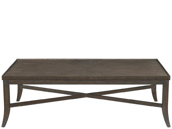 Universal Furniture Cocoa Cocktail Table: Elegant Beaded Edges & Curved Legs - Stylish Neoclassical Design For Any Space Cocoa  U508829-universal