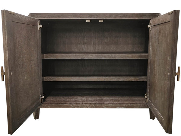 Universal Furniture Cocoa Chest: Stylish Storage Solution With Reeded Doors, Adjustable Shelving For Any Space Cocoa  U508845-universal