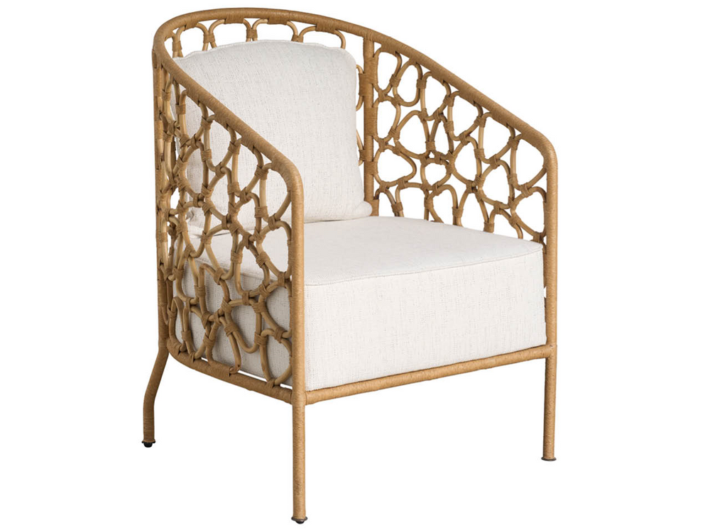 Universal Furniture Pebble Accent Chair Soft Nomad Fabric Natural Wood Frame Contemporary Lounge Seat U513A503-1201-1