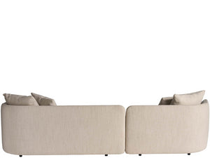 Universal Furniture Danica Sectional Sofa - Luxurious Neutral Upholstery, Sculptural Design & Deep Comfort For Your Home  100% Polyester U530511lsrl-1832-1-universal