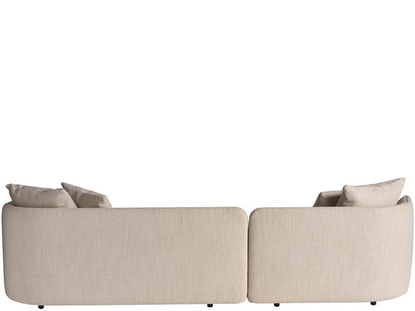 Universal Furniture Danica Sectional Sofa - Luxurious Neutral Upholstery, Sculptural Design & Deep Comfort For Your Home  100% Polyester U530511lsrl-1832-1-universal