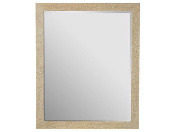 Universal Furniture Dockside Mirror - Coastal-inspired 36x44 Inch Natural Oak Frame For Timeless Home Elegance Dockside Natural Tan Oak  U53304m-universal