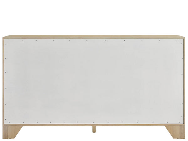 Universal Furniture Dockside Dresser - 72-inch Natural Oak Storage Solution With Felt-lined Trays & Coastal Style Charm Dockside Natural Tan Oak  U533060-universal