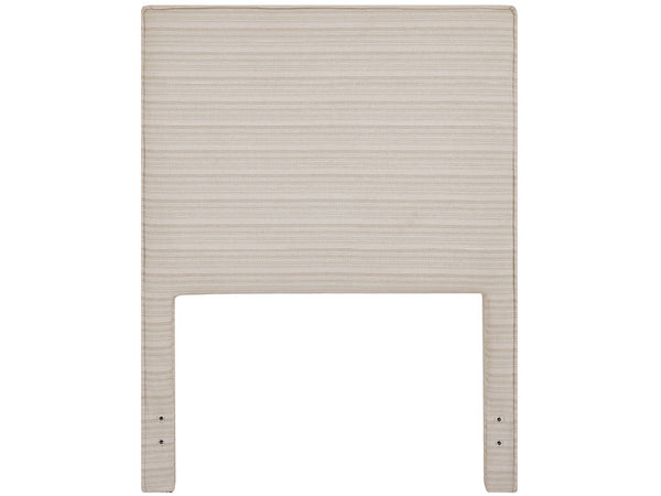 Universal Furniture Drift Upholstered Headboard - Twin Size, Stria Sand Fabric With Stylish Flange Welting, Perfect For Kids  100% Polyester U533203h-universal