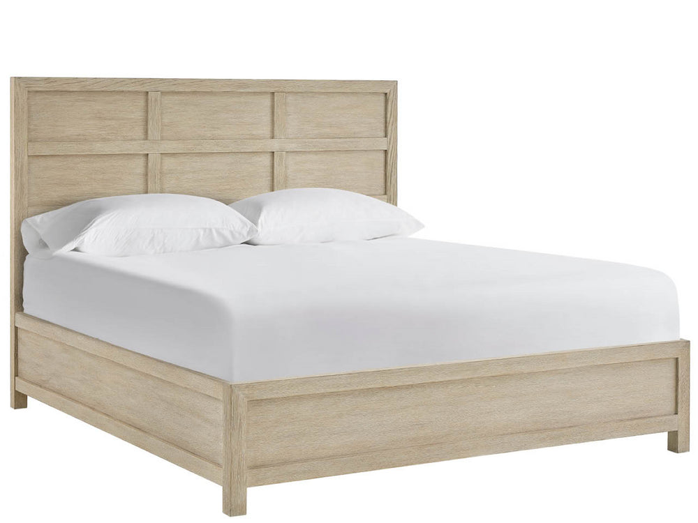Universal Furniture Dockside King Panel Bed - Natural Oak With 60" Headboard, Reversible Rails & Coastal Charm Natural Oak  U533265b-universal