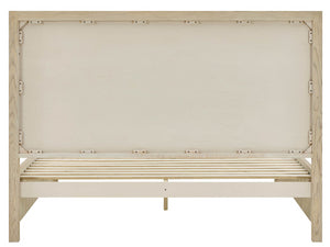 Universal Furniture Dockside King Panel Bed - Natural Oak With 60" Headboard, Reversible Rails & Coastal Charm Natural Oak  U533265b-universal