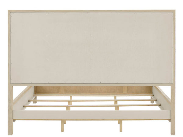 Universal Furniture Oasis Queen Bed With Cross-hatch Cane Design – Tropical Dockside Oak For A Stylish Bedroom Retreat Natural Oak  U533310b-universal