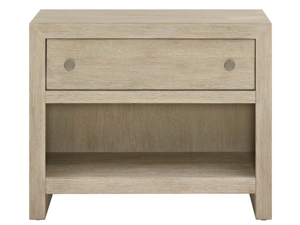 Universal Furniture Dockside Nightstand With Usb Charging Ports - Stylish Coastal Design For Modern Bedrooms Dockside Natural Tan Oak  U533351-universal