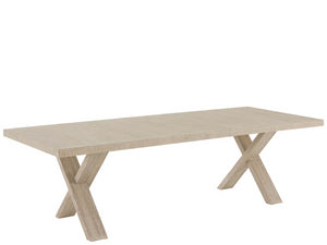 Universal Furniture Dockside Dining Table - Expansive Oak Table Extends From 86" To 118" For Versatile Dining & Entertaining Natural Oak  U533653-universal